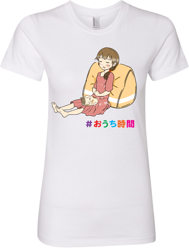 "Stay at Home" (in Japanese) - Women's Tee