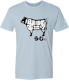 Beef Cuts (Ushi) - Japanese T-shirt
